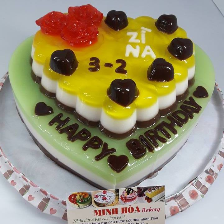 Bánh sinh nhật rau câu - Minh Hòa Bakery