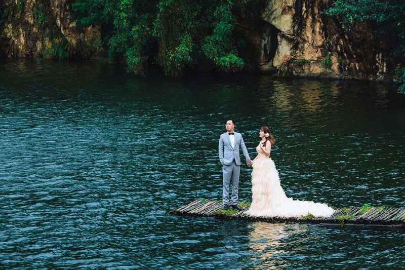 Địa điểm chụp hình cưới đẹp Đà Nẵng - Hồ Xanh