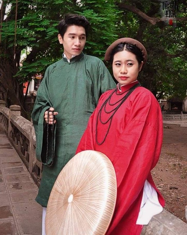 Chụp hình áo dài ngũ thân cặp đôi ở đâu uy tín nhất