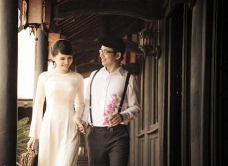  chụp ảnh couple tết đáng yêu tại Hà Nội năm 2025