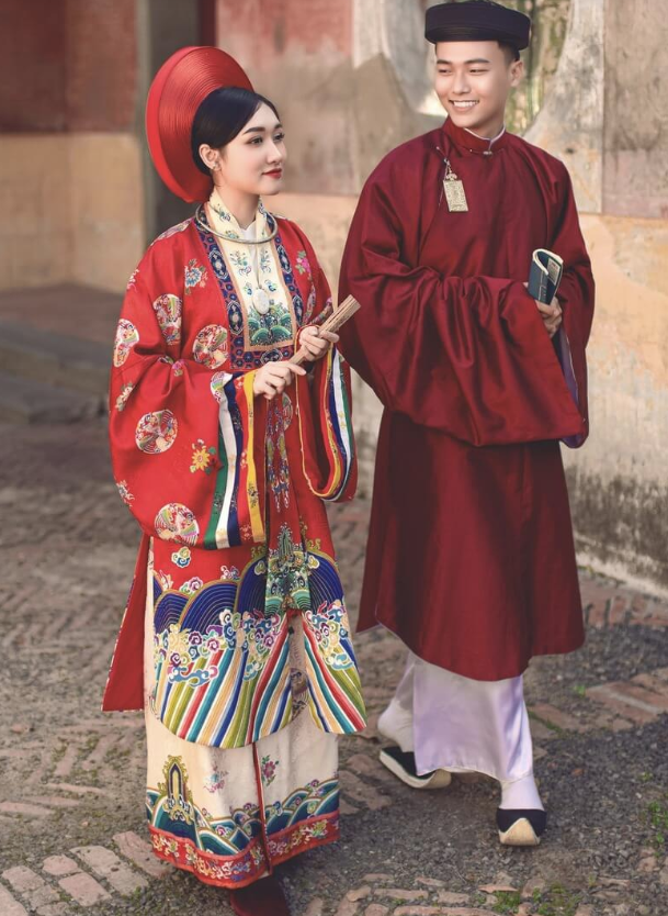 Ý tưởng chụp ảnh couple áo dài chân dung 2026