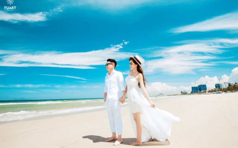 Địa điểm chụp hình cưới đẹp Đà Nẵng - Biển Sơn Trà