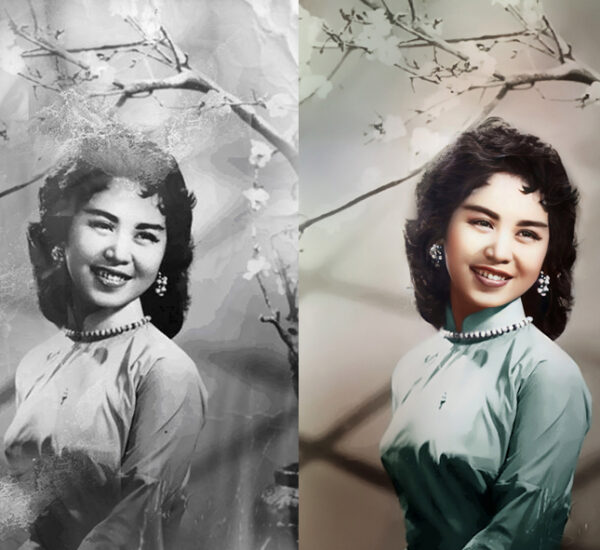 Quy trình ghép ảnh và phục chế ảnh cũ – Hồi sinh ảnh kỷ niệm quý giá